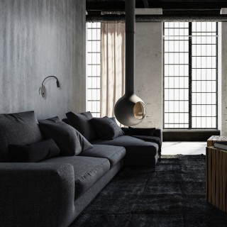 Kinkiet BASE 8W+2W BLACK