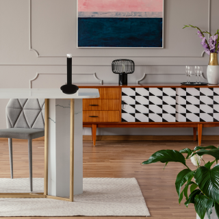 Lampka stołowa CARBON 5W LED