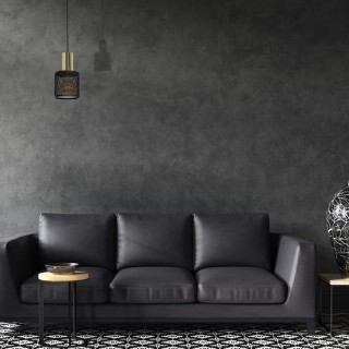 Lampa Wisząca ARES GOLD 1xE27