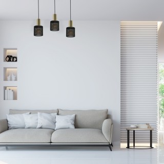 Lampa Wisząca ARES GOLD 3xE27