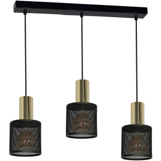 Lampa Wisząca ARES GOLD 3xE27
