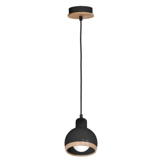 Lampa wisząca OVAL BLACK 1xE27
