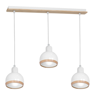 Lampa wisząca OVAL WHITE 3xE27