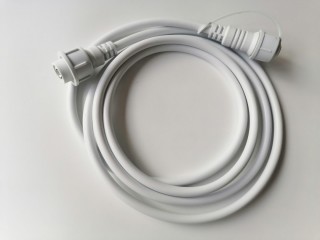 Kabel zasilający/przedłużacz BIAŁY do GIRILANDY 2m