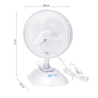 WENTYLATOR STOŁOWY EKO-LIGHT 6'' 2in1 BIAŁY
