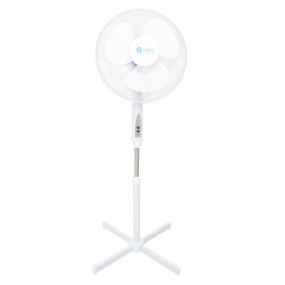 WENTYLATOR STOJĄCY EKO-LIGHT Z PILOTEM 16''BIAŁY