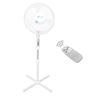 WENTYLATOR STOJĄCY EKO-LIGHT Z PILOTEM 16''BIAŁY