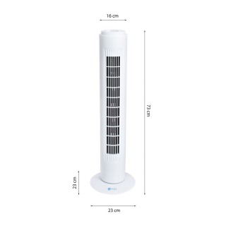Wentylator stojący EKO-LIGHT 29" Tower Biały
