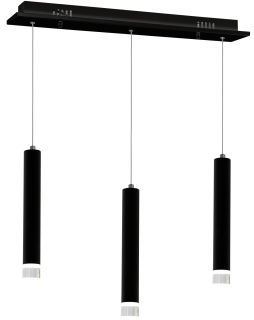 LAMPA WISZĄCA CARBON 3X5W LED