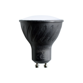 CZARNA ŻARÓWKA LED 6W GU10 Barwa neutralna 4000K