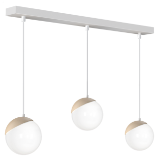 Lampa wisząca SFERA WOOD 3xE14