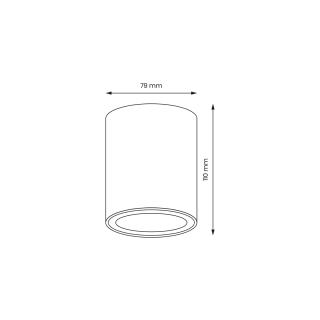 Bima Spot Round Black