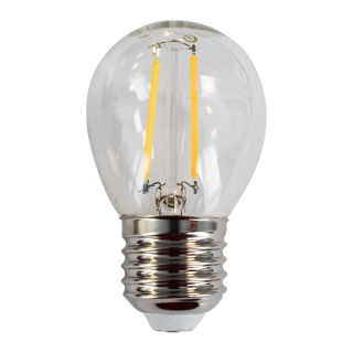 Żarówka Filamentowa LED 2W E27 G45 2700K Barwa ciepła