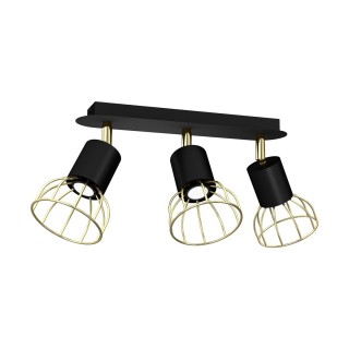Lampa sufitowa DANTE GOLD/BLACK 3x mini GU10