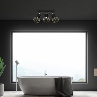 Lampa sufitowa DANTE GOLD/BLACK 3x mini GU10