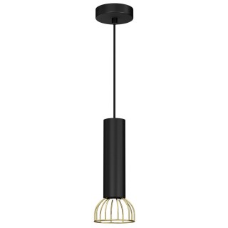 Lampa wisząca DANTE GOLD/BLACK 1x mini GU10
