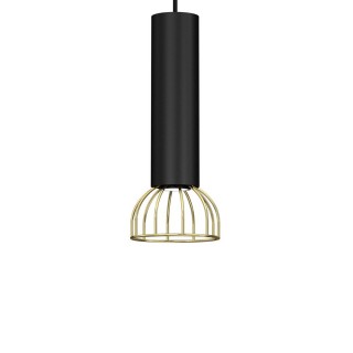 Lampa wisząca DANTE GOLD/BLACK 1x mini GU10
