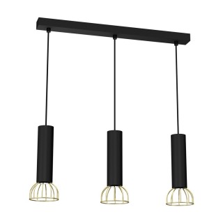 Lampa wisząca DANTE GOLD/BLACK 3x mini GU10
