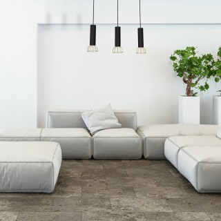 Lampa wisząca DANTE GOLD/BLACK 3x mini GU10