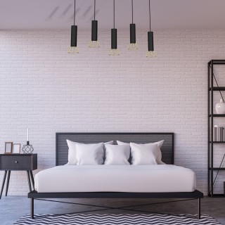 Lampa wisząca DANTE GOLD/BLACK 5x mini GU10