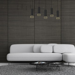 Lampa wisząca DANTE GOLD/BLACK 5x mini GU10