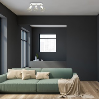 Lampa sufitowa DANTE GOLD/WHITE 3x mini GU10