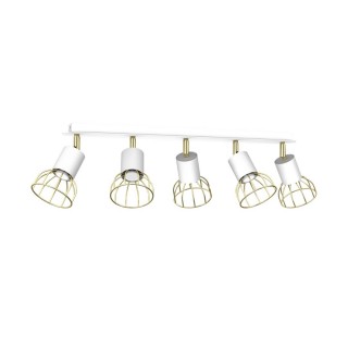 Lampa sufitowa DANTE GOLD/WHITE 5x mini GU10
