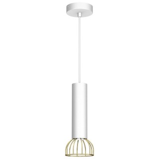 Lampa wisząca DANTE GOLD/WHITE 1x mini GU10