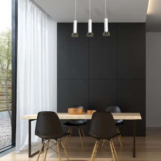 Lampa wisząca DANTE GOLD/WHITE 3x mini GU10