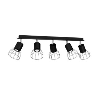 Lampa Sufitowa DANTE SILVER/BLACK 5x mini GU10