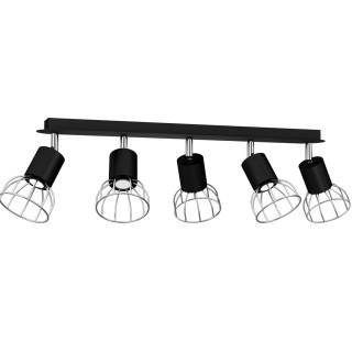 Lampa Sufitowa DANTE SILVER/BLACK 5x mini GU10