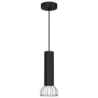 Lampa Wisząca DANTE SILVER/BLACK 1x mini GU10