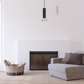 Lampa Wisząca DANTE SILVER/BLACK 1x mini GU10