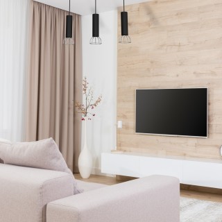 Lampa Wisząca DANTE SILVER/BLACK 3x mini GU10