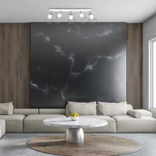 Lampa Sufitowa DANTE SILVER 5x mini GU10