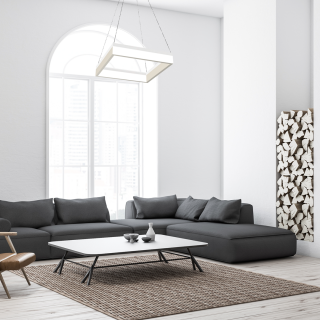 LAMPA WISZĄCA NERO WHITE 32W LED