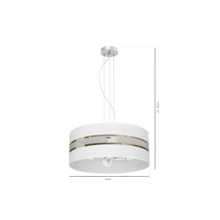 Lampa Wisząca ULTIMO WHITE 3xE27