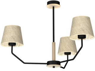 Lampa wisząca ETNA Black 3xE27