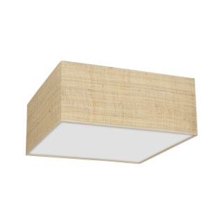 Lampa sufitowa MARSHALL WHITE/RATTAN 3xE27