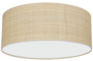 Lampa sufitowa MARSHALL WHITE / RATTAN 2xE27