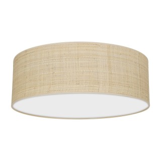 Lampa sufitowa MARSHALL WHITE/RATTAN 3xE27