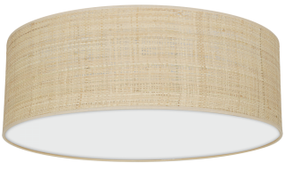 Lampa sufitowa MARSHALL WHITE/RATTAN 3xE27