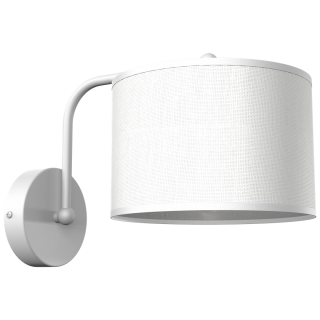 Kinkiet ALBION BIEL/BAWEŁNA 1xE27