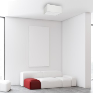 Lampa sufitowa ALBION BIEL/BAWEŁNA 2xE27