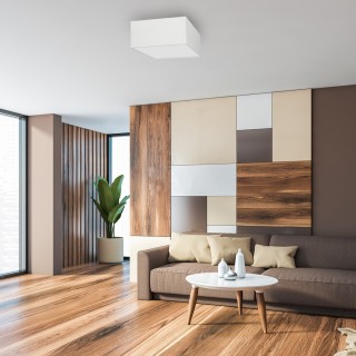 Lampa sufitowa ALBION BIEL/BAWEŁNA 2xE27