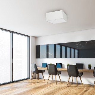 Lampa sufitowa ALBION BIEL/BAWEŁNA 3xE27