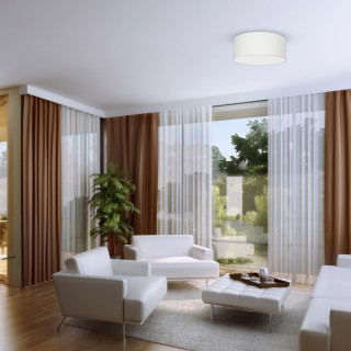 Lampa sufitowa ALBION BIEL/BAWEŁNA 2xE27