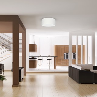 Lampa sufitowa ALBION BIEL/BAWEŁNA 2xE27