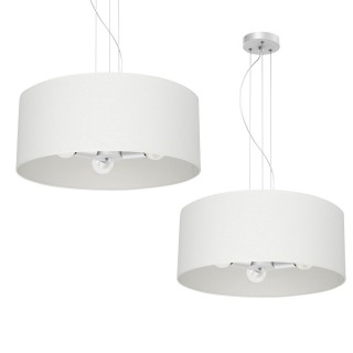 Lampa wisząca ALBION BIEL/BAWEŁNA 3xE27