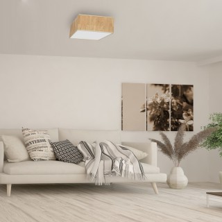 Lampa sufitowa CORK White/Cork 2xE27